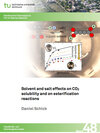 Buchcover Solvent and salt effects on CO2 solubility and on esterification reactions