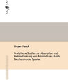 Buchcover Analytische Studien zur Absorption und Metabolisierung von Aminosäuren durch Saccharomyces Spezies