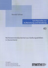 Buchcover Nichteisenmetallpotential aus Siedlungsabfällen in Deutschland