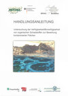 Buchcover HANDLUNGSANLEITUNG – Untersuchung der Verfügbarkeit/Bioverfügbarkeit von organischen Schadstoffen zur Bewertung kontamin