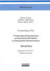 Buchcover Proceedings of the 1st International Symposium on Numerical Simulation in Orthopaedic Biomechanics - SimOrtho
