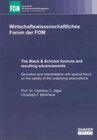 Buchcover The Black & Scholes formula and resulting advancements