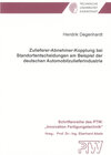 Buchcover Zulieferer-Abnehmer-Kopplung bei Standortentscheidungen am Beispiel der deutschen Automobilzulieferindustrie