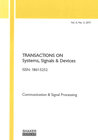 Buchcover Transactions on Systems, Signals and Devices Vol. 6, No. 3