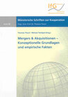 Buchcover Mergers & Akquisitionen – Konzeptionelle Grundlagen und empirische Fakten