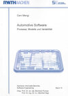 Buchcover Automotive Software