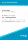 Buchcover Qualitätsmanagement und Vorgehensmodelle