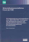 Buchcover Die Implementierung und Ausgestaltung eines ''BEST-PRACTICE'' Hinweisgeber- bzw. Whistleblower-Systems unter arbeitsrech