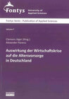 Buchcover Auswirkung der Wirtschaftskrise auf die Altersvorsorge in Deutschland