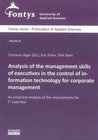 Buchcover Analysis of the management skills of executives in the control of information technology for corporate management