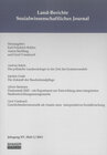 Buchcover Land-Berichte. Sozialwissenschaftliches Journal