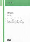 Buchcover Formal Aspects of Computing