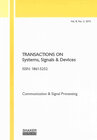 Buchcover Transactions on Systems, Signals and Devices Vol. 8, No. 3