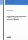 Buchcover Hämatogene Wachstumsfaktoren: Isolation, Applikation und biologische Wirkung