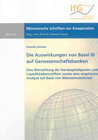 Buchcover Die Auswirkungen von Basel III auf Genossenschaftsbanken