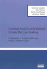 Buchcover Decision Analysis and Multiple Criteria Decision Making