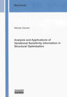 Buchcover Analysis and Applications of Variational Sensitivity Information in Structural Optimisation