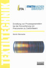 Buchcover Ermittlung von Prozessparametern bei der Konvertierung von Precursoren zu Carbonfasern