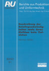 Buchcover Beschreibung der Relativgeschwindigkeiten sowie deren Einflüsse beim Tiefziehen