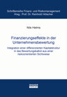 Buchcover Finanzierungseffekte in der Unternehmensbewertung