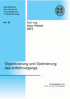 Buchcover Objektivierung und Optimierung des Anfahrvorgangs