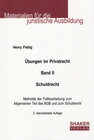 Buchcover Übungen im Privatrecht. Band II. Schuldrecht. 3. überarbeitete Auflage