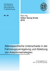 Buchcover Altersspezifische Unterschiede in der Fahrzeugquerregelung und Ableitung von Adaptionsstrategien