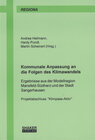 Buchcover Kommunale Anpassung an die Folgen des Klimawandels