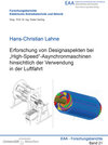 Buchcover Erforschung von Designaspekten bei "High-Speed"-Asynchronmaschinen hinsichtlich der Verwendung in der Luftfahrt