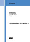 Buchcover Psychologiedidaktik und Evaluation XI