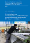 Buchcover Empirische Ergebnisse einer Arbeitsprozess- und Arbeitsplatzanalyse zur diversitätsgerechten Assistenzsystem-Entwicklung