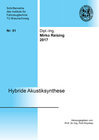Buchcover Hybride Akustiksynthese