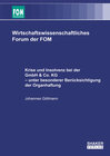 Buchcover Krise und Insolvenz bei der GmbH & Co. KG – unter besonderer Berücksichtigung der Organhaftung