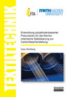 Buchcover Entwicklung polyethylenbasierter Precursoren für die thermochemische Stabilisierung zur Carbonfaserherstellung