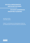 Buchcover PYMES Y LA EFICIENCIA DE PROGRAMAS PÚBLICOS DE PROMOCIÓN DE EXPORTACIONES EN ARGENTINA