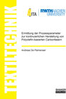 Buchcover Ermittlung der Prozessparameter zur kontinuierlichen Herstellung von Polyolefin-basierten Carbonfasern