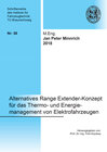 Buchcover Alternatives Range Extender-Konzept für das Thermo- und Energiemanagement von Elektrofahrzeugen