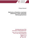 Buchcover Methode zur Reduktion maximaler elektrischer Lasten spanender Werkzeugmaschinen