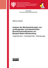 Buchcover Analyse der Wechselwirkungen von vorbeugenden und abwehrenden Brandschutzmaßnahmen am Beispiel Baden-Württemberg