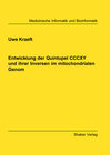 Buchcover Entwicklung der Quintupel CCCXY und ihrer Inversen im mitochondrialen Genom
