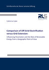 Buchcover Comparison of Off-Grid Electrification versus Grid Extension: