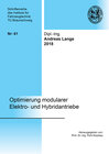 Buchcover Optimierung modularer Elektro- und Hybridantriebe
