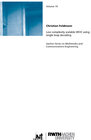 Buchcover Low complexity scalable HEVC using single loop decoding