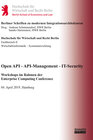 Buchcover Open API - API-Management - IT-Security