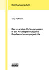 Buchcover Der invariable Verfassungskern in der Rechtsprechung des Bundesverfassungsgerichts