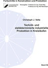 Buchcover Technik- und zieldeterminierte industrielle Produktion in Kreisläufen