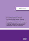 Buchcover Das philosophische System im Verhältnis zu seiner Historie
