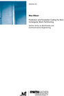 Buchcover Prediction and Parameter Coding for Non-rectangular Block Partitioning