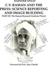 Buchcover C.V. RAMAN AND THE PRESS: SCIENCE REPORTING AND IMAGE BUILDING