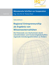 Buchcover Regional Entrepreneurship als Ergebnis von Wissensexternalitäten